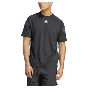 Adidas Icons 3 Stripes Short Sleeve T-shirt Negro M Hombre