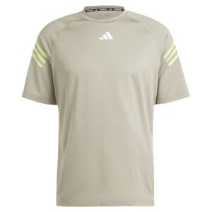 Adidas Icons 3 Stripes Short Sleeve T-shirt Beige 2XL Hombre