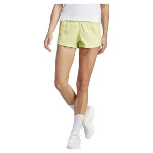 Adidas Pacer 3 Stripes Woven Shorts Verde L Mujer