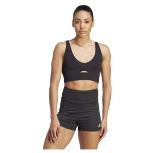 Adidas Purebare Light Sports Bra Negro 2XS / C Mujer