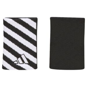 Adidas Tennis Striped Wristband Negro 58 cm Hombre