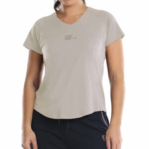 John Smith Pufy Short Sleeve T-shirt Beige L Mujer