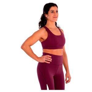Rox Silky Mesh Sports Top Medium Support Rosa L Mujer