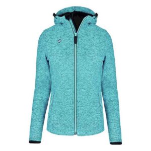 Izas Persia W Hooded Fleece Verde S Mujer