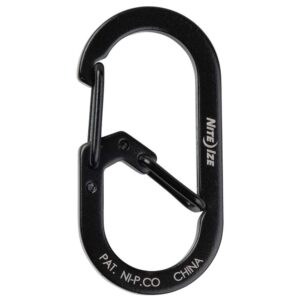 Nite Ize G-series Dual Chamber Carabiner Pack 2 Negro