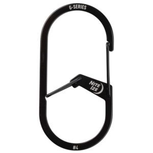 Nite Ize G-series Dual Chamber Carabiner 4 Negro