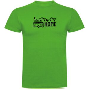 Kruskis Home Short Sleeve T-shirt Verde S Hombre