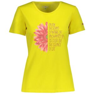 Cmp 38t6656 T-shirt Short Sleeve T-shirt Amarillo 2XS Mujer