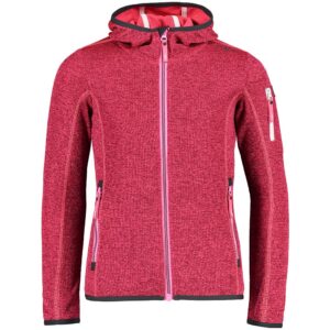 Cmp Jacket 30h5905 Hooded Fleece Rojo 14 Years