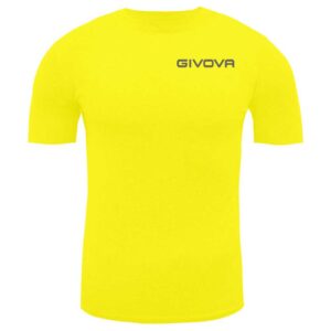 Givova Corpus 2 Short Sleeve Base Layer Amarillo S Hombre