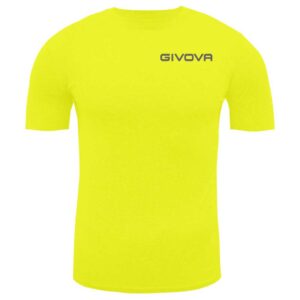 Givova Corpus 2 Short Sleeve Base Layer Amarillo L Hombre