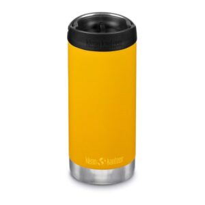 Klean Kanteen Tkwide 12oz With Café Cap Insulated Thermal Bottl Amarillo