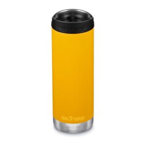 Klean Kanteen Tkwide 16oz With Café Cap Insulated Thermal Bottle Amarillo