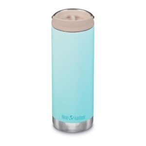 Klean Kanteen Tkwide 16oz With Café Cap Insulated Thermal Bottl Azul