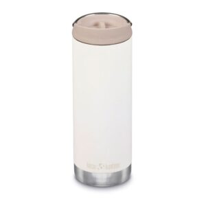 Klean Kanteen Tkwide 16oz With Café Cap Insulated Thermal Bottl Beige