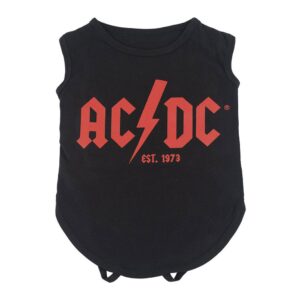Cerda Group Acdc Dog T-shirt Negro 2XS