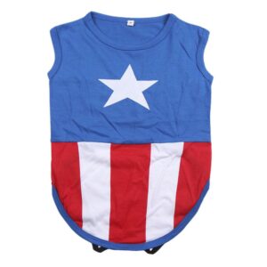 Cerda Group Avengers Capitan America Dog T-shirt Azul XS