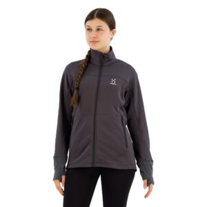 Haglofs Betula Full Zip Fleece Gris L Mujer