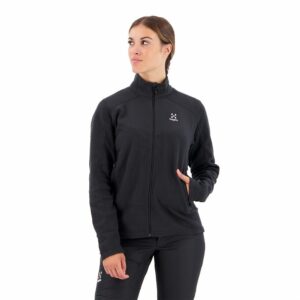 Haglofs Buteo Mid Full Zip Sweatshirt Negro 2XL Mujer
