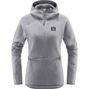 Haglofs Risberg Half Zip Fleece Gris L Mujer