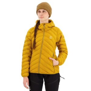 Haglofs Särna Mimic Hooded Jacket Amarillo 2XL Mujer