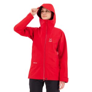 Haglofs Spire Alpine Goretex Jacket Rojo XS Mujer