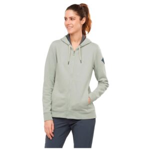 Salomon Full Zip Sweatshirt Gris XS Mujer