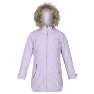 Regatta Abbettina Parka Jacket Lila 5-6 Years Niño