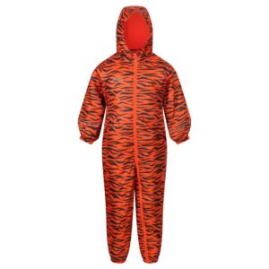 Regatta Printed Splat Ii Jumpsuit Naranja 18-24 Months