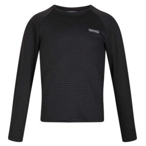 Regatta Samley Long Sleeve T-shirt Negro 7-8 Years