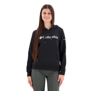 Columbia Logo Hoodie Negro L Mujer