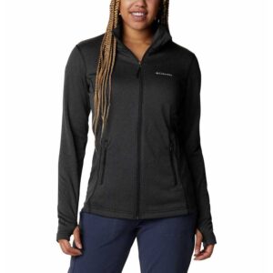 Columbia Park View Grid Full Zip Fleece Negro L Mujer