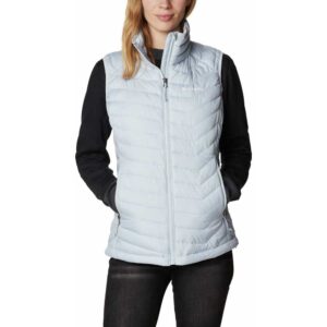 Columbia Powder Lite Vest Gris M Mujer