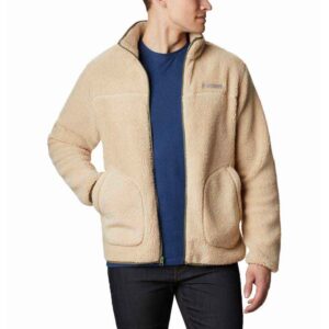 Columbia Rugged Ridge Ii Sherpa Fleece Full Zip Fleece Beige XL Hombre