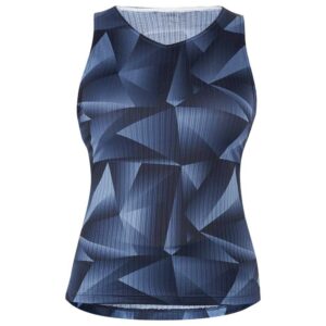 Mavic Hot Ride+ Graphic Sleeveless T-shirt Azul M Mujer