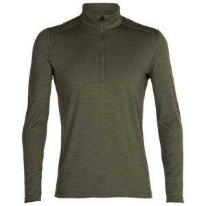 Icebreaker 200 Oasis Merino Long Sleeve Half Zip T-shirt Verde M Hombre