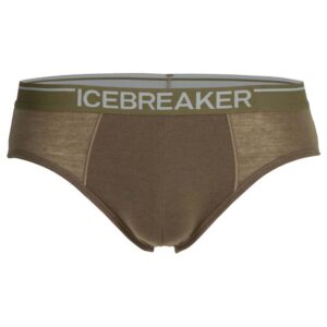 Icebreaker Anatomica Merino Slip Verde L Hombre