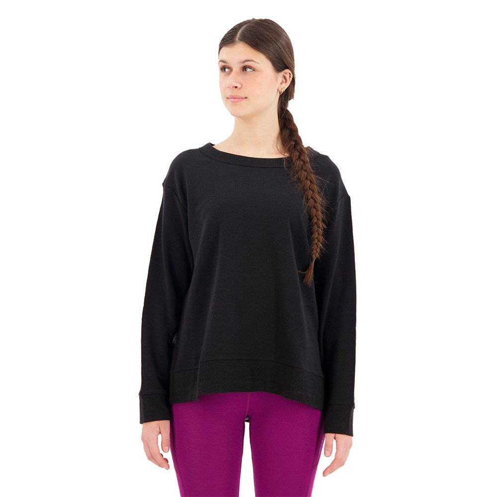 Icebreaker Dalston Merino Sweatshirt Negro M Mujer