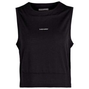 Icebreaker Meteroa Merino Sleeveless T-shirt Negro L Mujer