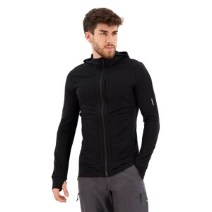 Icebreaker Quantum Iii Merino Full Zip Sweatshirt Negro L Hombre