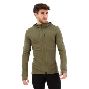 Icebreaker Quantum Iii Merino Full Zip Sweatshirt Verde 2XL Hombre