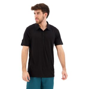 Icebreaker Tech Lite Ii Merino Short Sleeve Polo Negro S Hombre