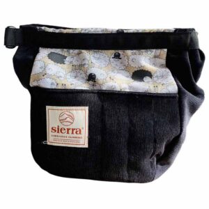 Sierra Climbing Solid Bucket Chalk Bag Negro