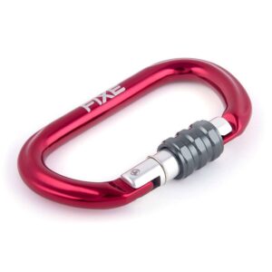 Fixe Climbing Gear Symmetric Hexagonal Thread Snap Hook Negro