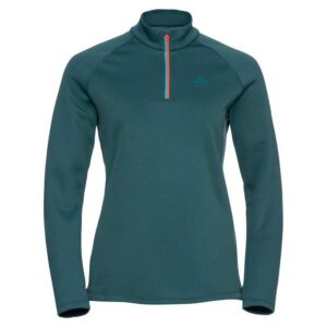 Odlo Besso 1/2 Zip Fleece Verde XL Mujer
