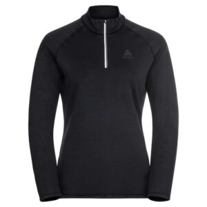Odlo Besso 1/2 Zip Fleece Negro M Mujer
