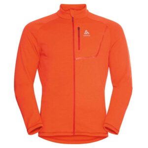 Odlo Fli Light Full Zip Fleece Naranja M Hombre