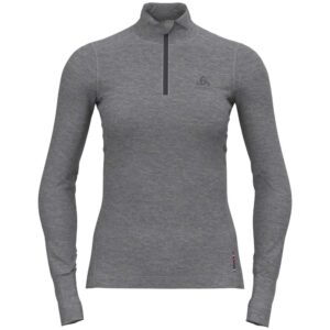 Odlo Natural Turtle Neck Long Sleeve T-shirt Gris XL Mujer