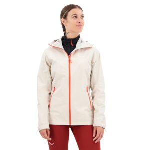 Salewa Puez Aqua 3 Powertex Jacket Beige L Mujer