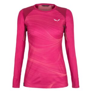 Salewa Seceda Sryton Long Sleeve T-shirt Rosa 2XS Mujer